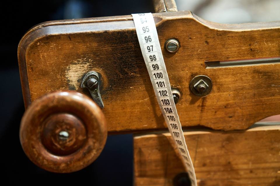 Control numerado del telar de madera
